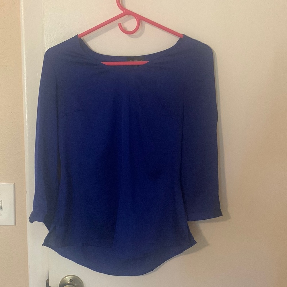 Women’s blue dress top